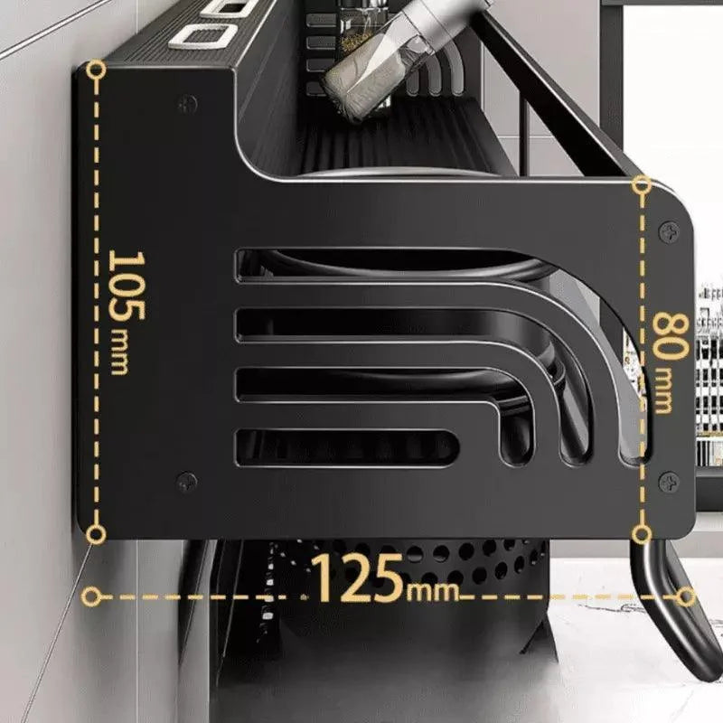 Prateleira Multifuncional para Cozinha em Aço Inox Lenogue