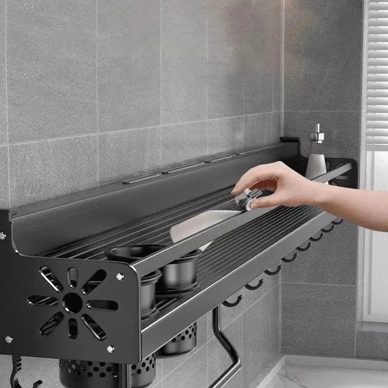 Prateleira Multifuncional para Cozinha em Aço Inox Lenogue