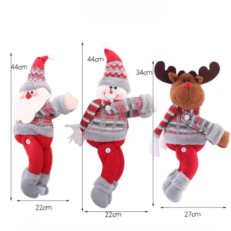 Prendedor de Cortina Natalino Vermelho para Decoração Festiva Lenogue