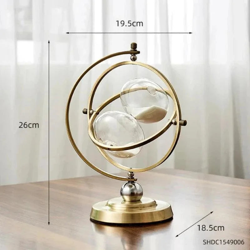 Relógio Ampulheta de Areia Estilo Nórdico para Decoração Lenogue Mod.02 - 60 Minutos