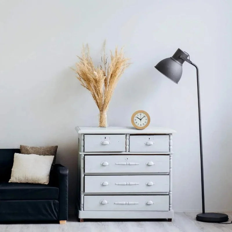 Relógio Despertador de Madeira Silencioso para Mesa Lenogue Natural