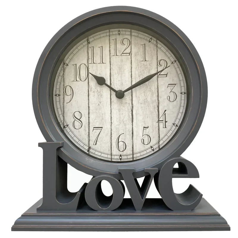 Relógio Despertador Retrô Silencioso para Mesa de Cabeceira Lenogue