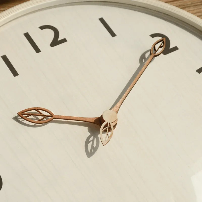 Relógio Nórdico em Madeira Ultra Silencioso Lenogue