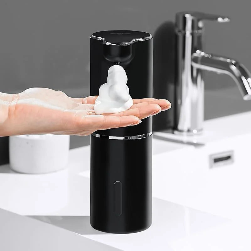 Saboneteira Dispenser Automática com Espuma e Usb para Banheiro Lenogue Preto