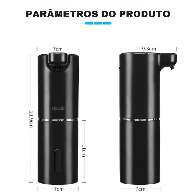 Saboneteira Dispenser Automática com Espuma e Usb para Banheiro Lenogue
