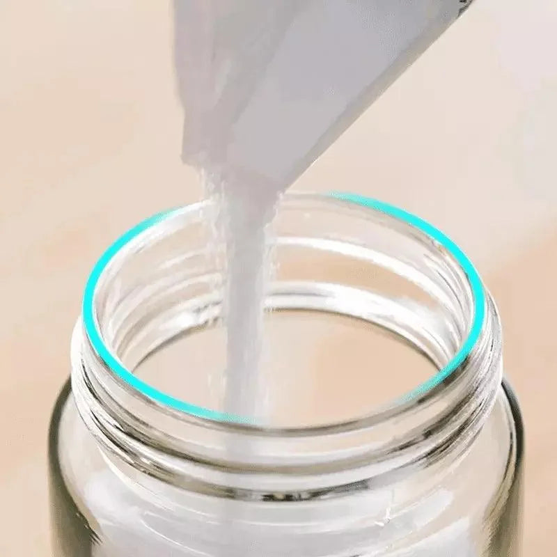 Saleiro Porta Sal e Temperos de Vidro com Medidor Integrado Lenogue