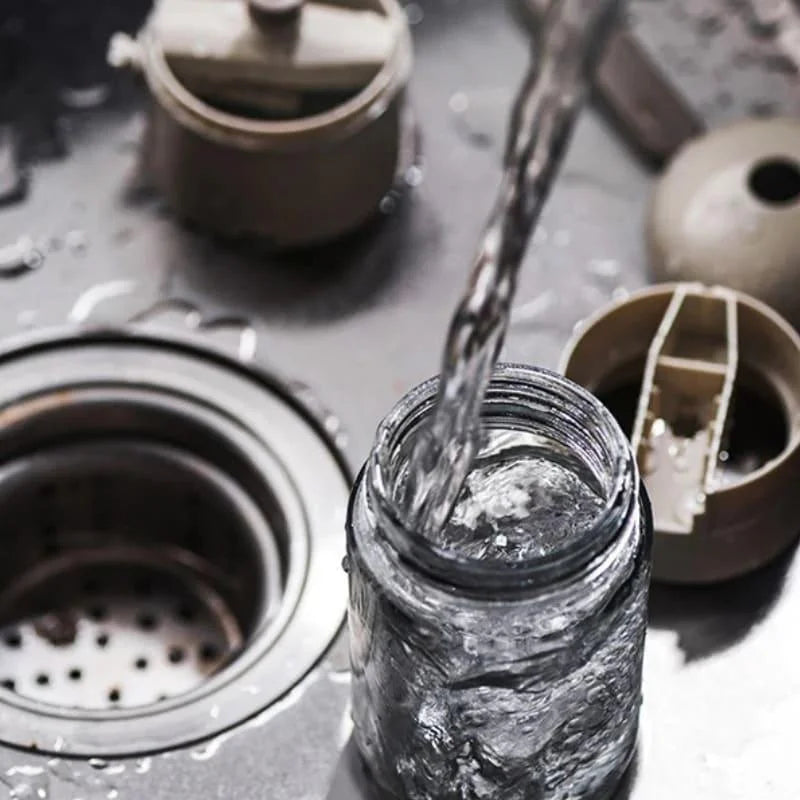 Saleiro Porta Sal e Temperos de Vidro com Medidor Integrado Lenogue