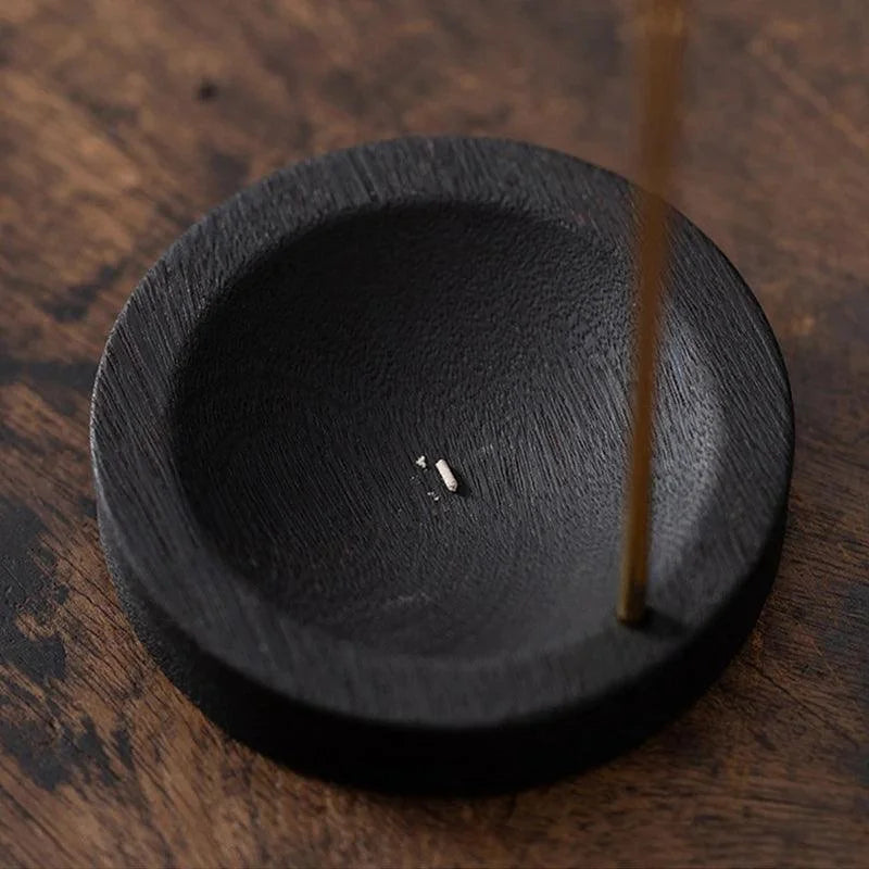 Suporte de Incenso Invertido Madeira e Metal para Aromaterapia Lenogue