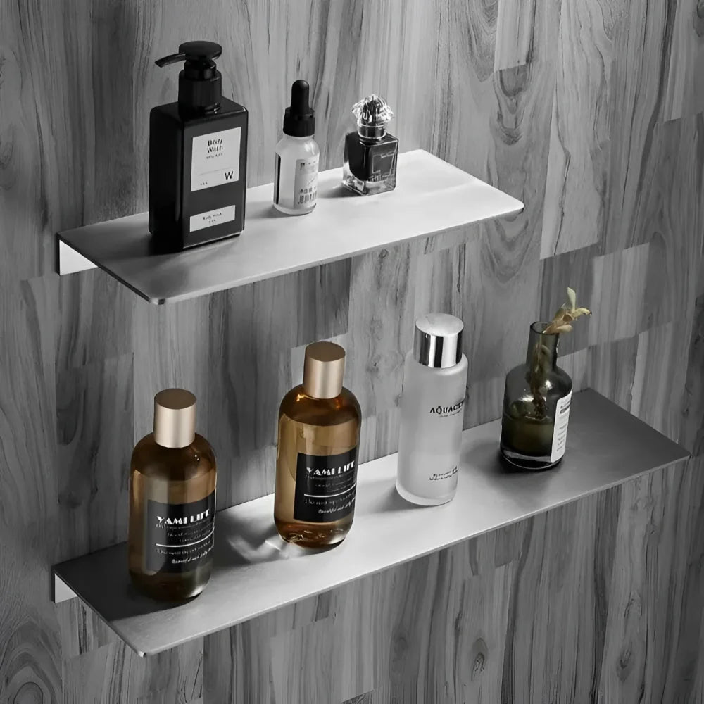 Suporte Organizador de Canto para Banheiro em Aço Inox Lenogue