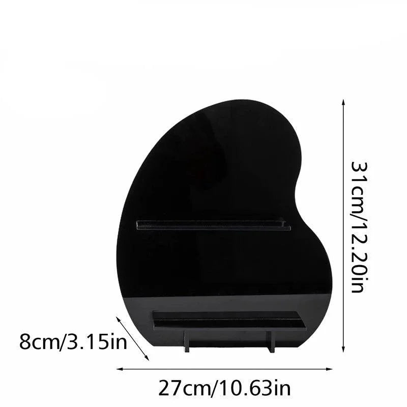 Suporte Organizador de Mesa em Acrílico com Dupla Camada Lenogue