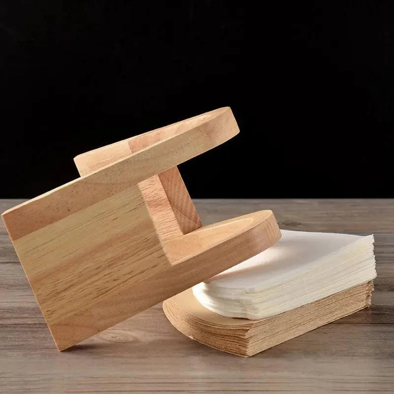 Suporte para Filtro de Café em Bambu Maciço Vertical Lenogue Madeira