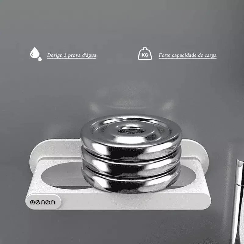 Suporte para Secador de Cabelo Parede com Compartimentos Lenogue