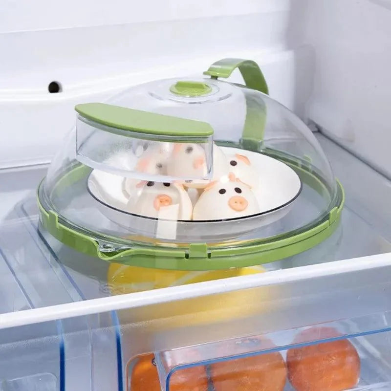 Tampa Anti-respingos para Micro-ondas com Dispenser de água Lenogue Mod. Verde com Depósito água