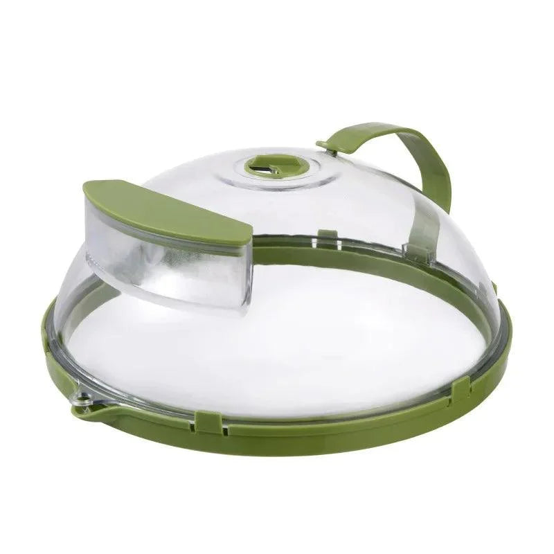Tampa Anti-respingos para Micro-ondas com Dispenser de água Lenogue Mod. Verde com Depósito água