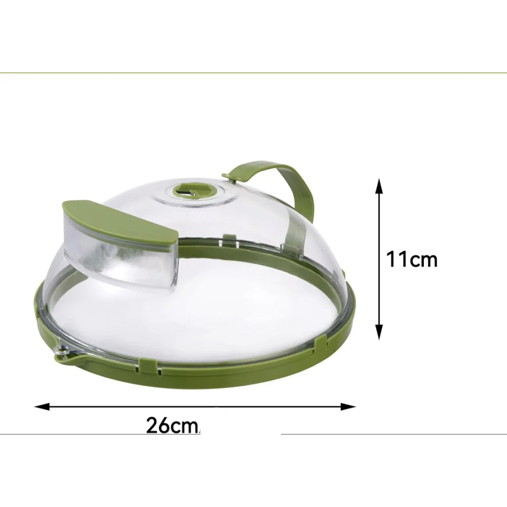 Tampa Anti-respingos para Micro-ondas com Dispenser de água Lenogue Mod. Verde com Depósito água