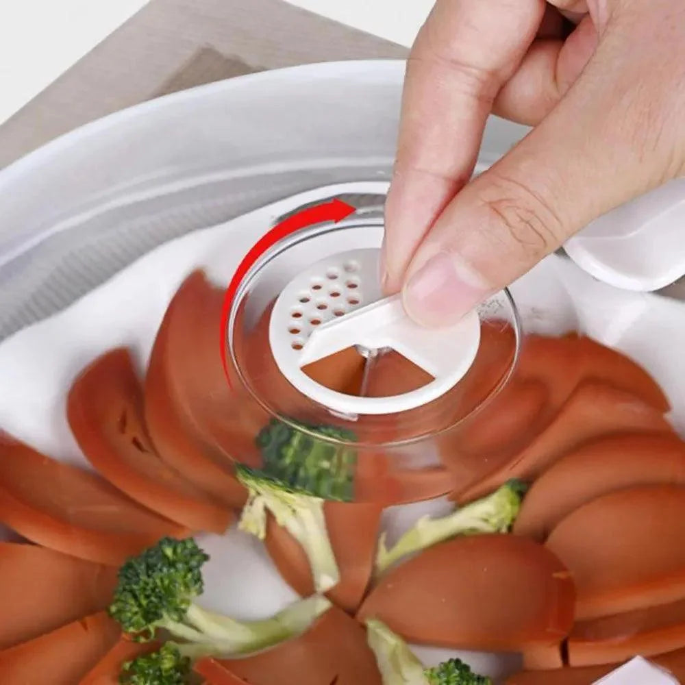 Tampa Anti-respingos para Micro-ondas e Forno com Saída de Vapor Lenogue