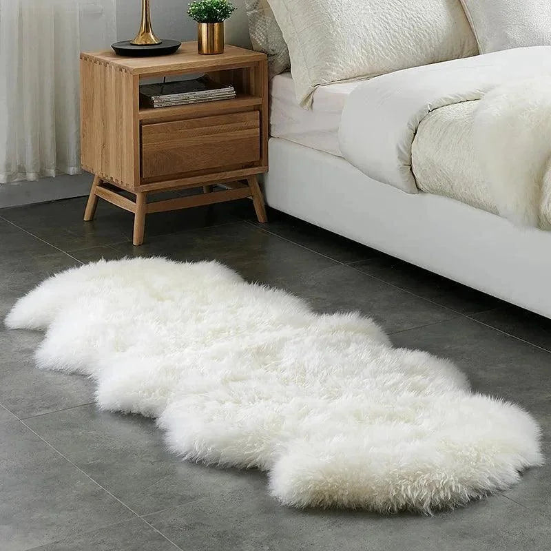 Tapete Absorvente Antiderrapante para Banheiro Estilo Moderno Lenogue Branco / 60x140 Cm