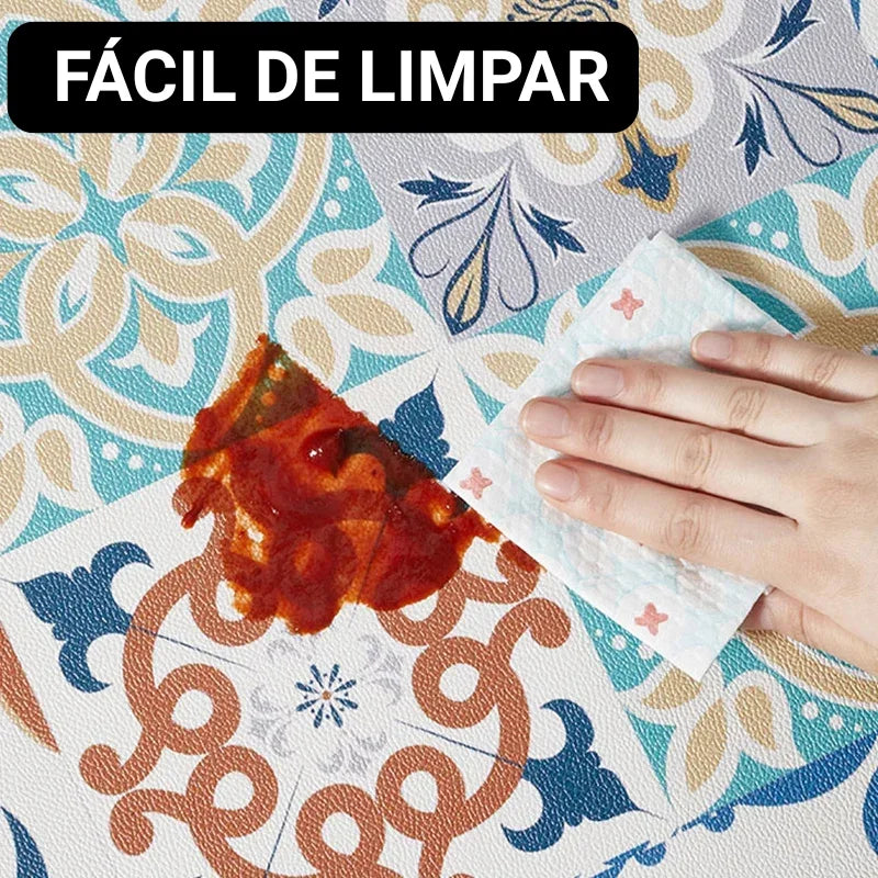 Tapete Absorvente Antiderrapante para Cozinha e Banheiro Lenogue