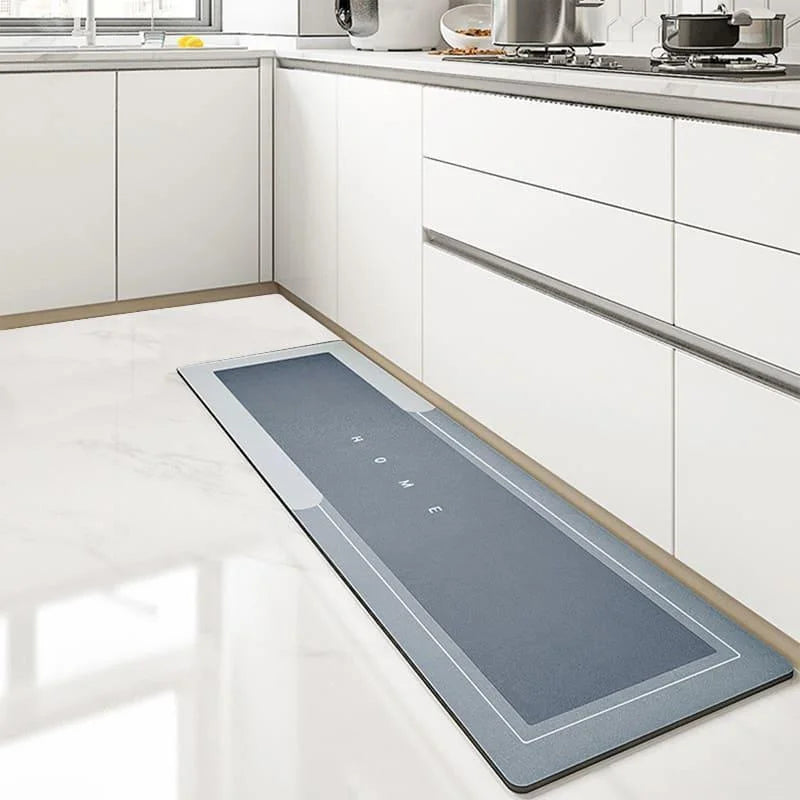 Tapete Antiderrapante com 3 Camadas Absorventes para Cozinha Lenogue Azul / 40 x 80 Cm