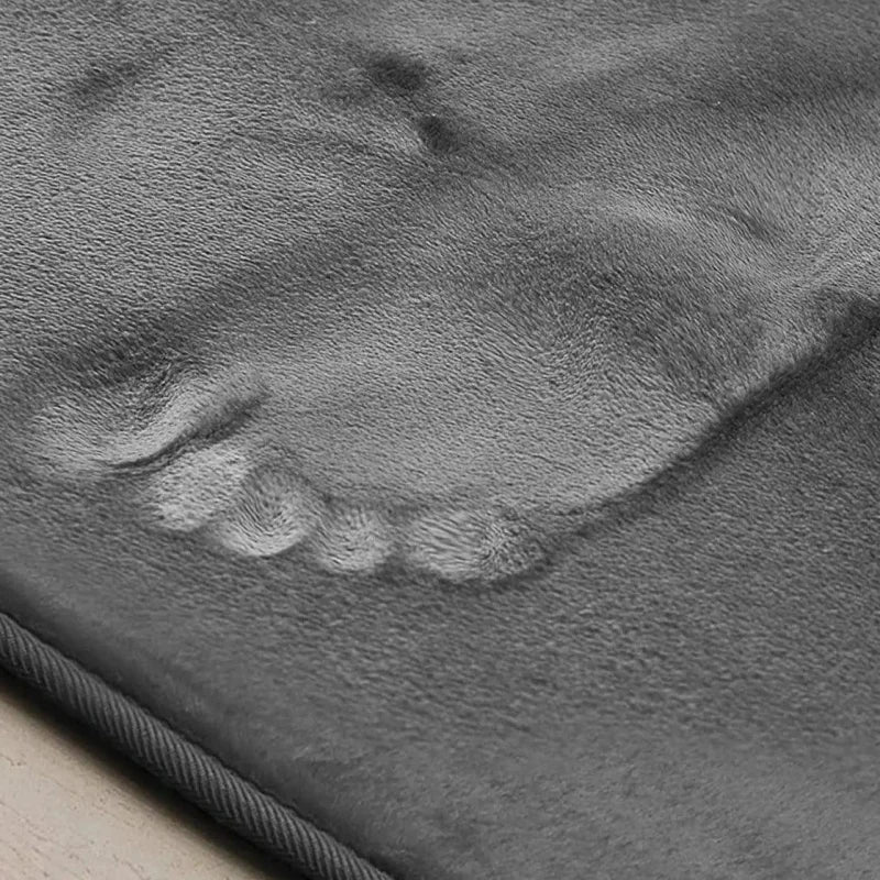 Tapete Antiderrapante de Veludo com Espuma Conjunto 3 Peças Lenogue