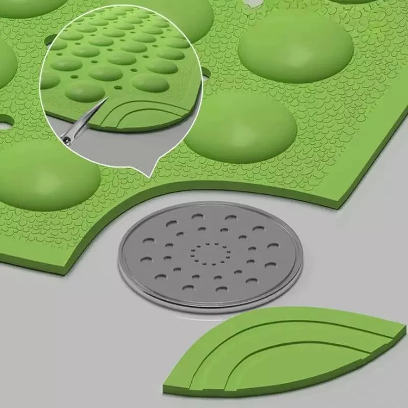 Tapete Antiderrapante para Banheiro com Ventosas de Segurança Lenogue