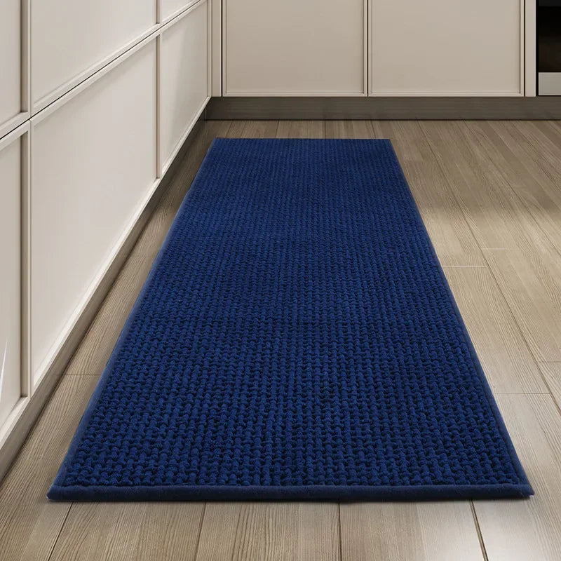 Tapete de Cozinha Confort Geométrico Impermeável Antiderrapante Lenogue Azul / 45 x 70 Cm