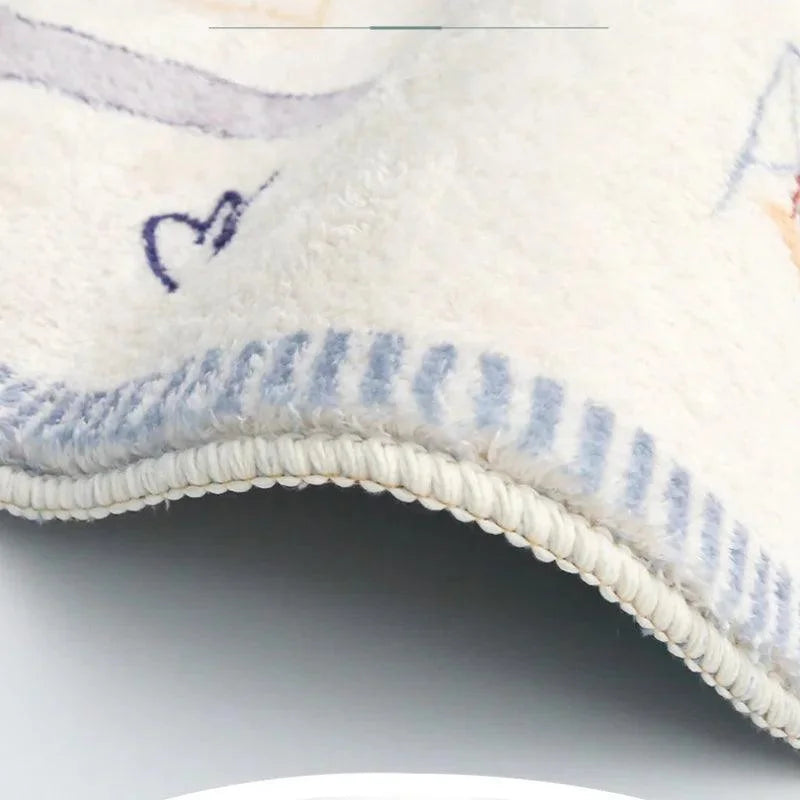 Tapete Francês Estilo Floral Antiderrapante Lenogue