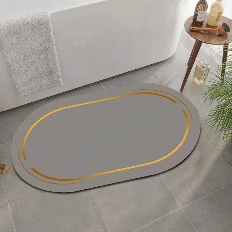 Tapete Moderno Absorvente Antiderrapante para Banheiro Lenogue