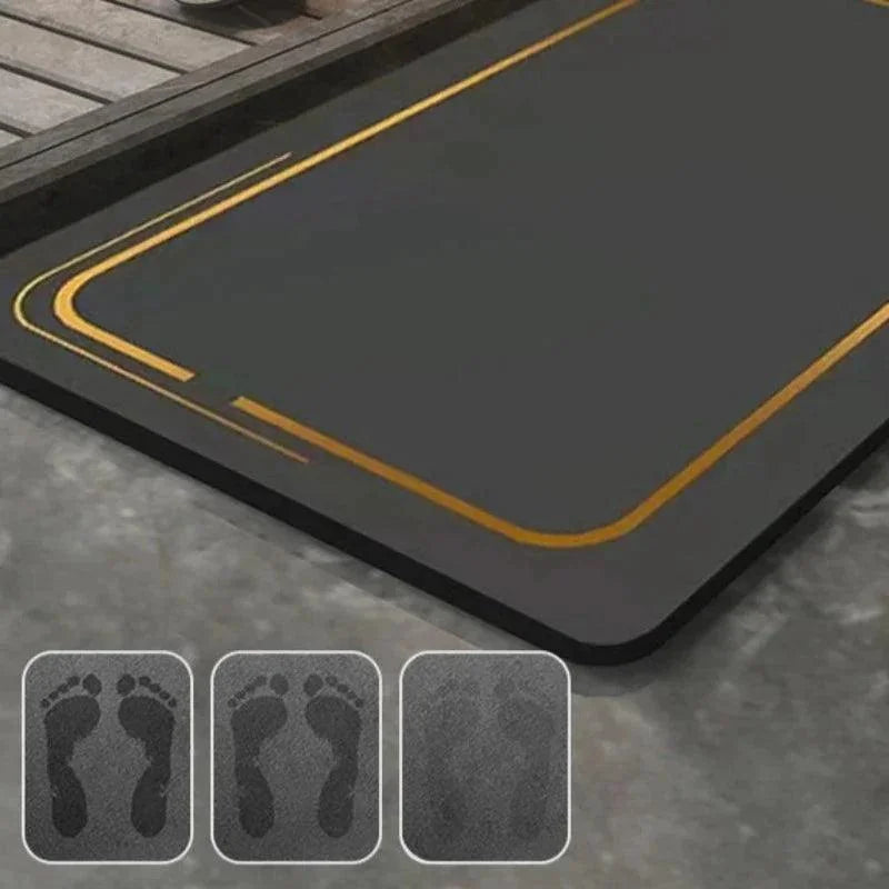 Tapete Moderno Absorvente Antiderrapante para Banheiro Lenogue