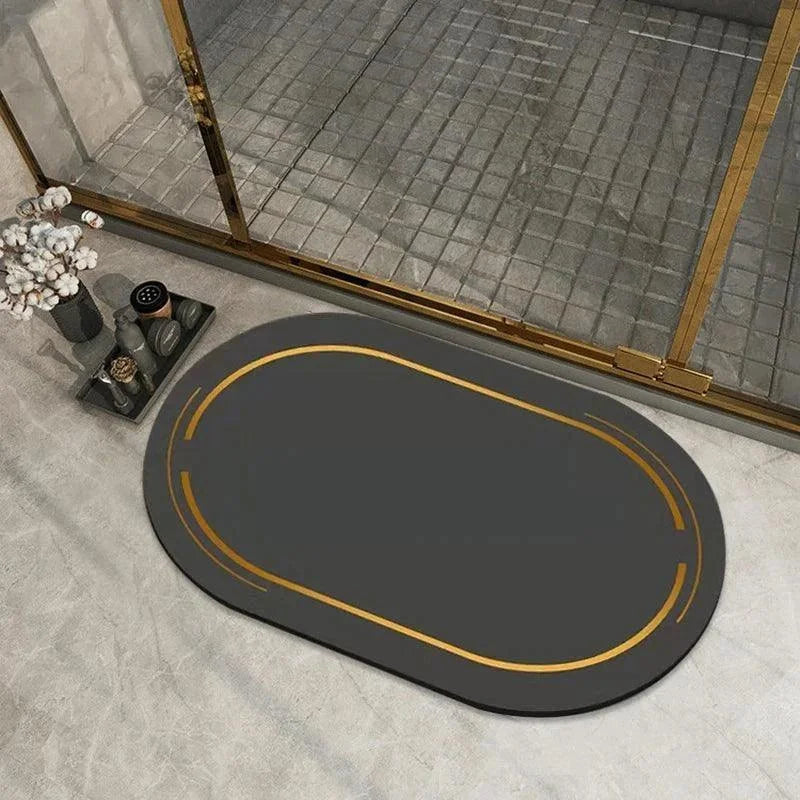 Tapete Moderno Absorvente Antiderrapante para Banheiro Lenogue