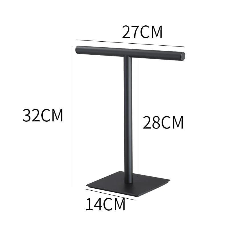Toalheiro de Aço Inox com Base Emborrachada para Bancada Lenogue