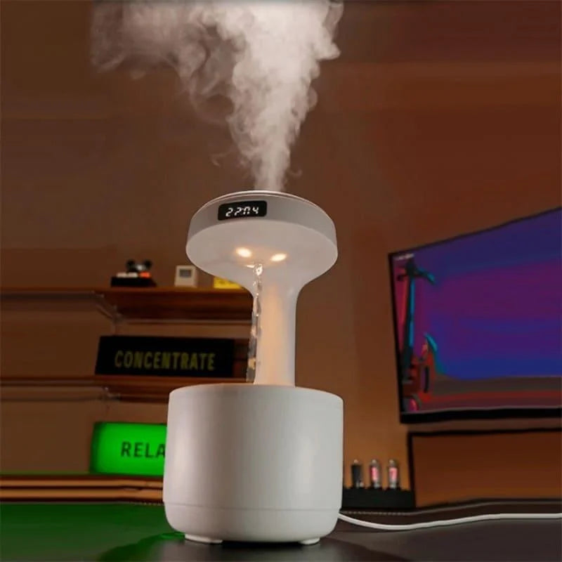 Umidificador Ultrassônico Design Antigravidade para Ambientes Lenogue