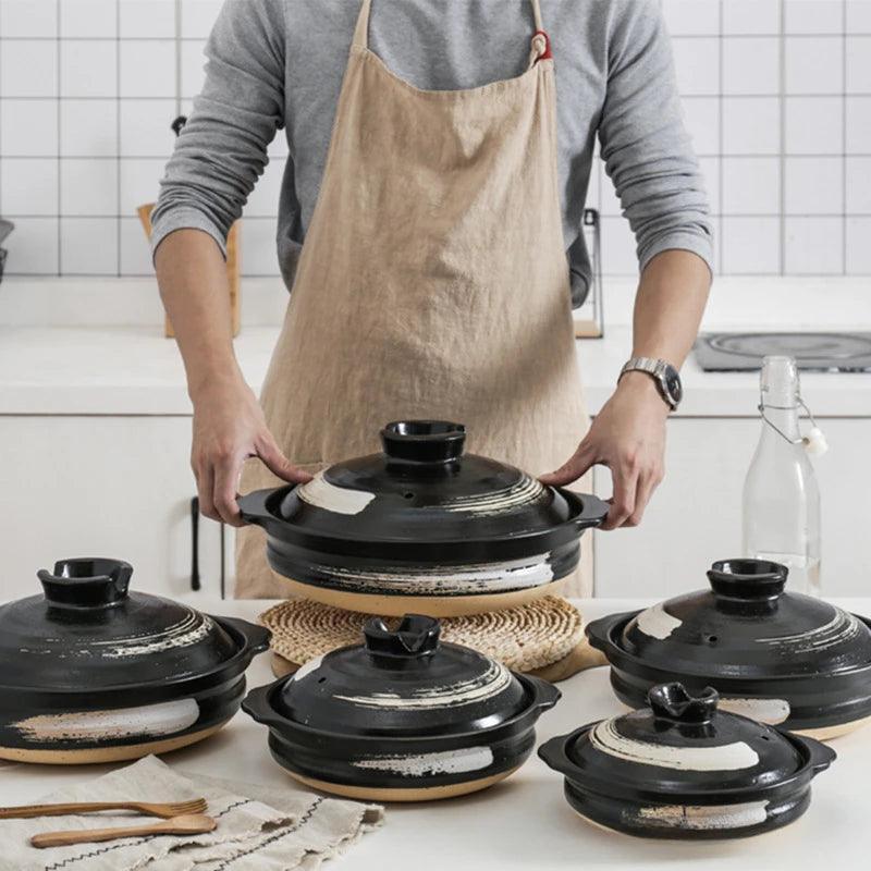 Panela de Cerâmica para Culinária Asiática Lenogue