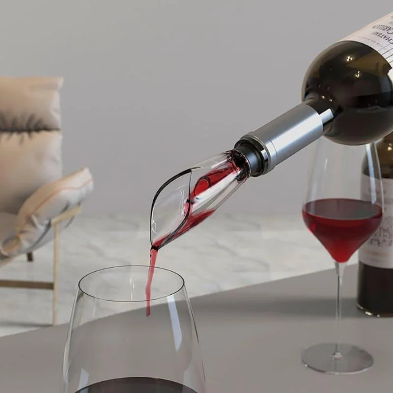 Abridor de Vinho Elétrico Recarregável com Design Sofisticado Lenogue + Brindes