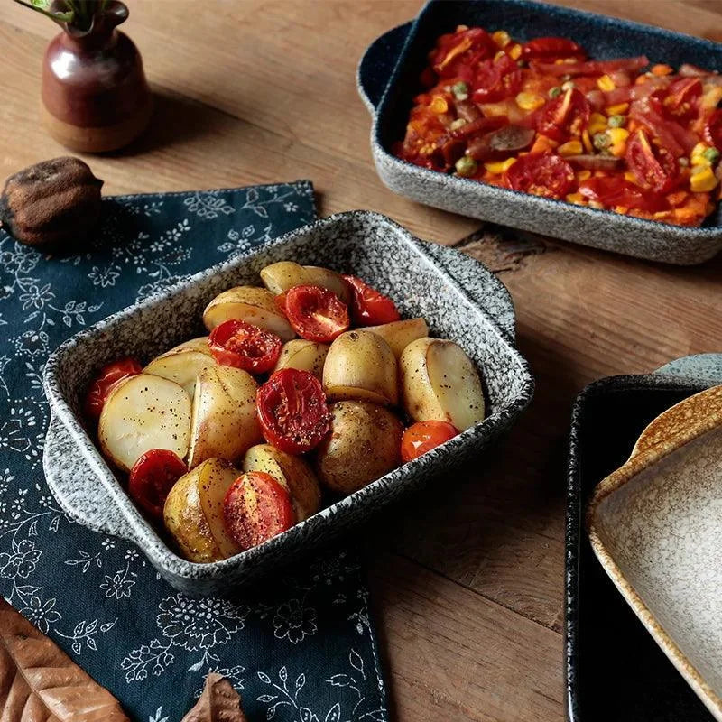Assadeira de Cerâmica Japonesa para Forno Mesa e Servir Lenogue