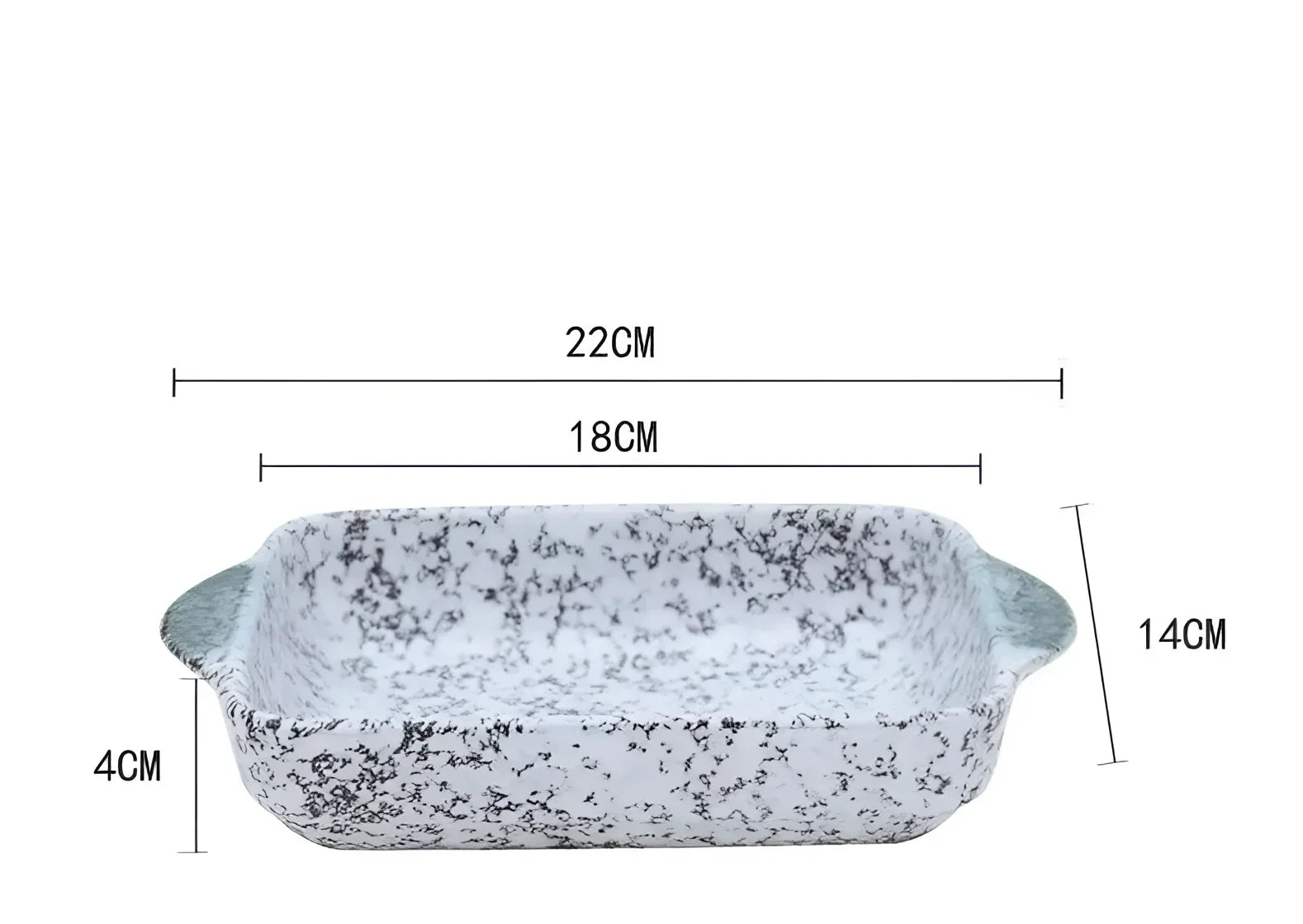 Assadeira de Cerâmica Japonesa para Forno Mesa e Servir Lenogue Branco