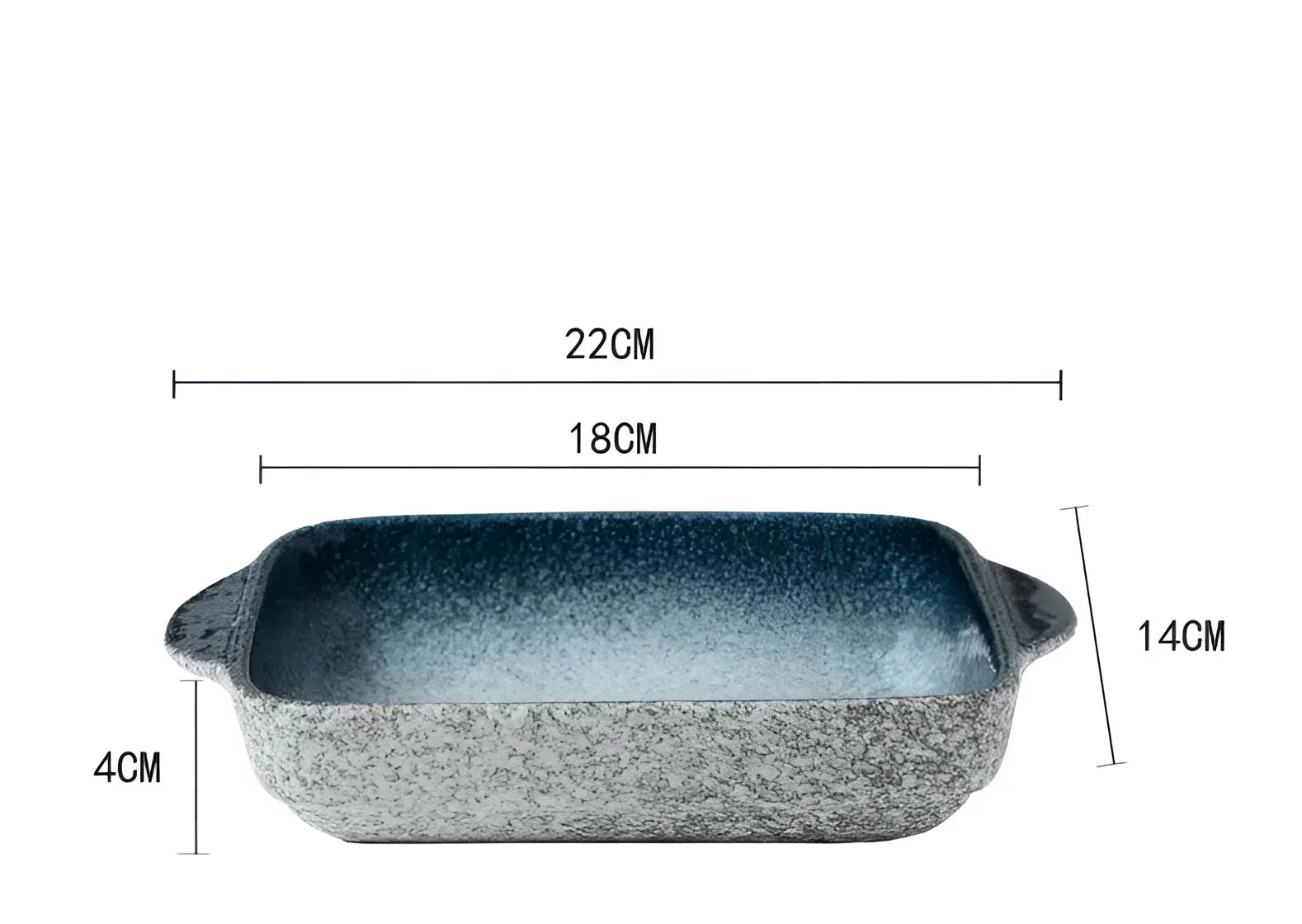 Assadeira de Cerâmica Japonesa para Forno Mesa e Servir Lenogue Cinza