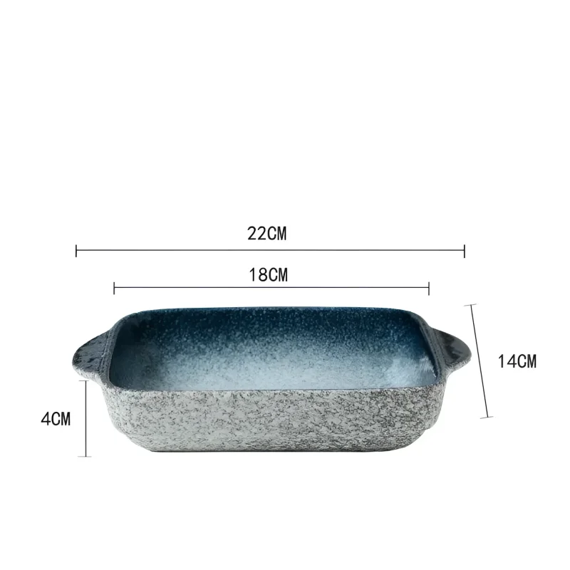 Assadeira de Cerâmica Japonesa para Forno Mesa e Servir Lenogue Cinza