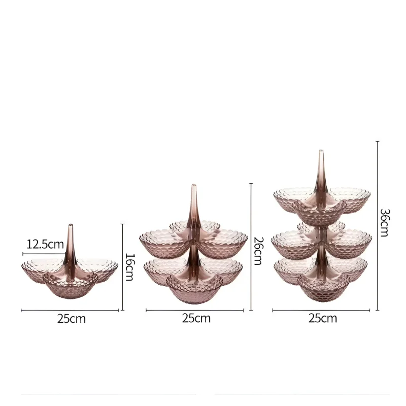 Bandeja de Frutas Multiuso Criativa em Estilo Europeu Lenogue