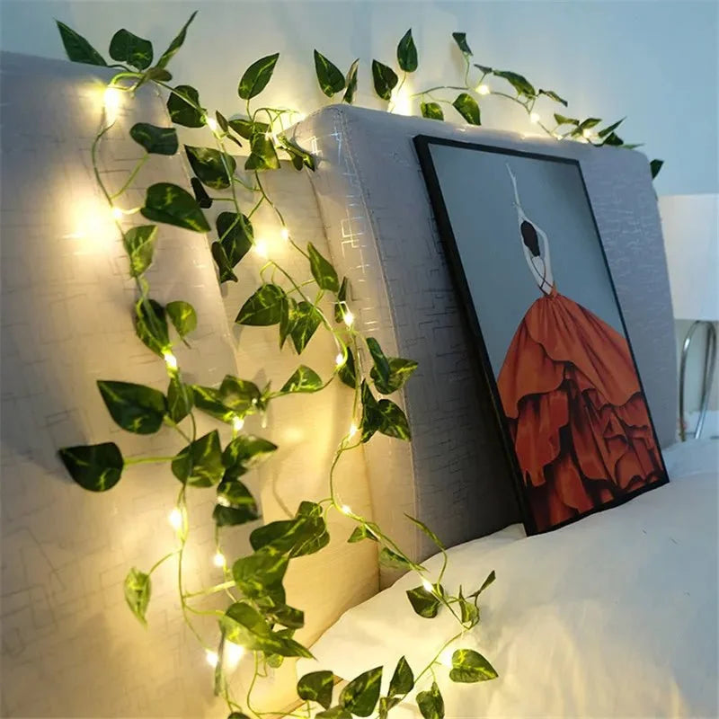 Brilhante Planta Decorativa com LED Lenogue