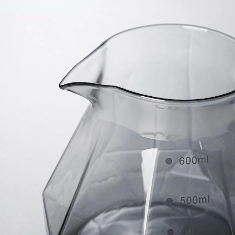 Bule de Café em Vidro Borossilicato com Coador Hario V60 para Preparo Lenogue