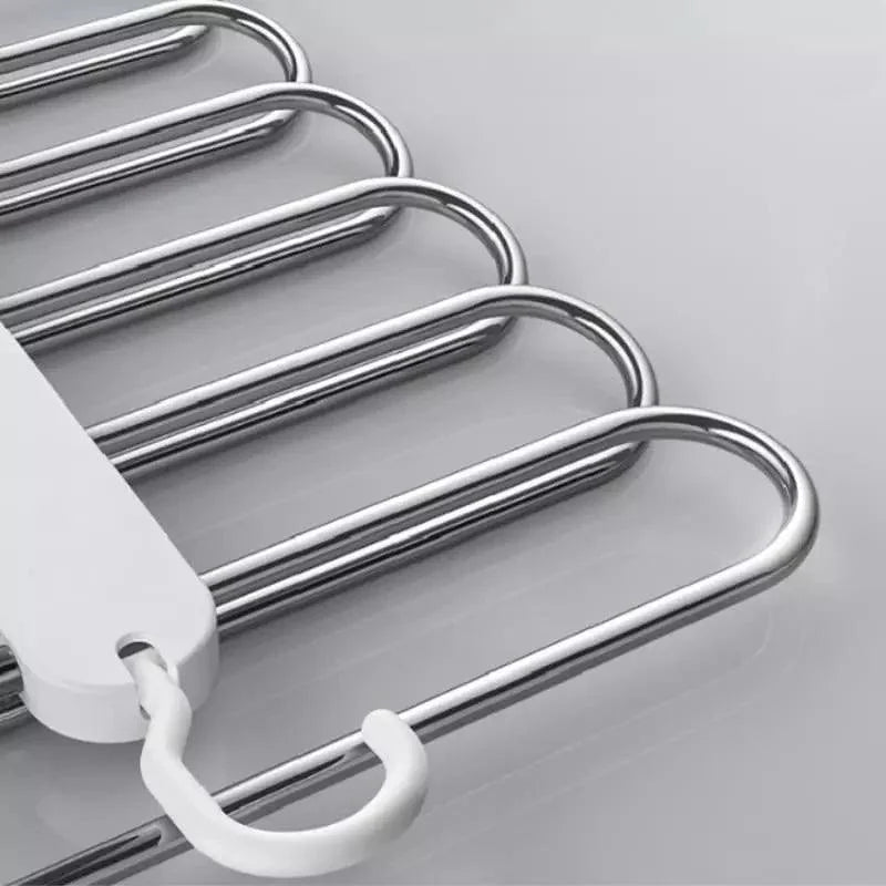 Cabide Organizador de Calças 6 em 1 para Guarda-roupa Lenogue