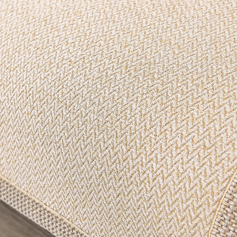 Capa de Sofá Antiderrapante em Algodão e Linho Bege Claro Lenogue