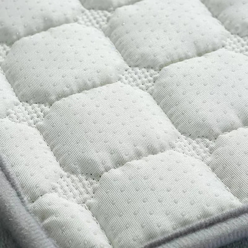 Capa de Sofá Veludo Xadrez Pelúcia Antiderrapante Espessada Branco Lenogue