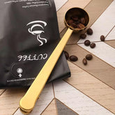 Colher para Café com Presilha Inox Prendedor de Embalagem Lenogue