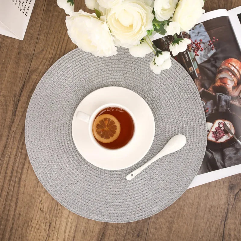 Conjunto de Jogo Americano 6 Peças para Mesa Jantar Lenogue