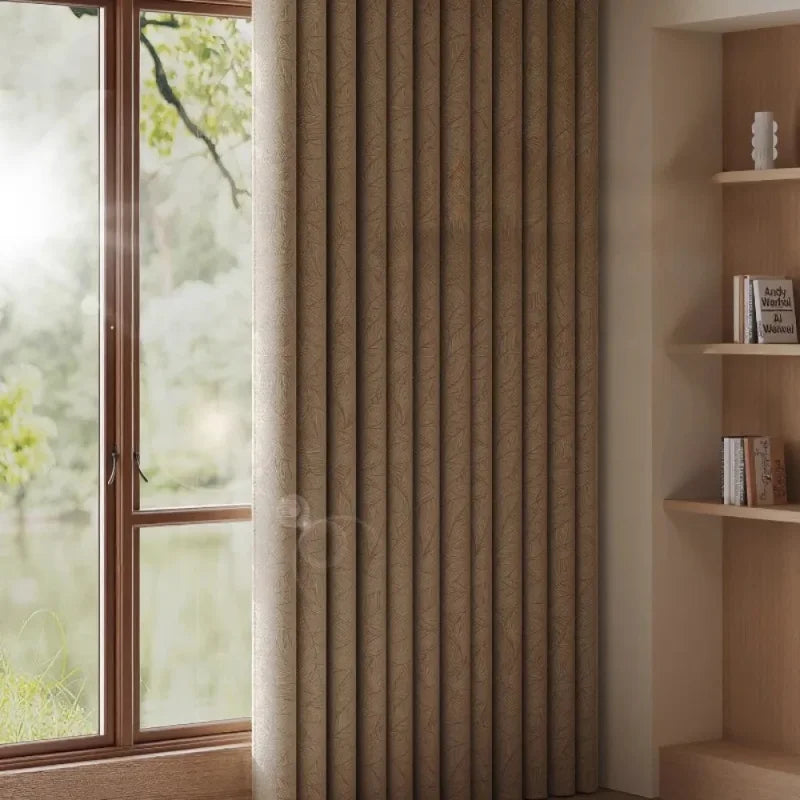 Cortina Chenille com Isolamento Térmico e Proteção Solar Lenogue