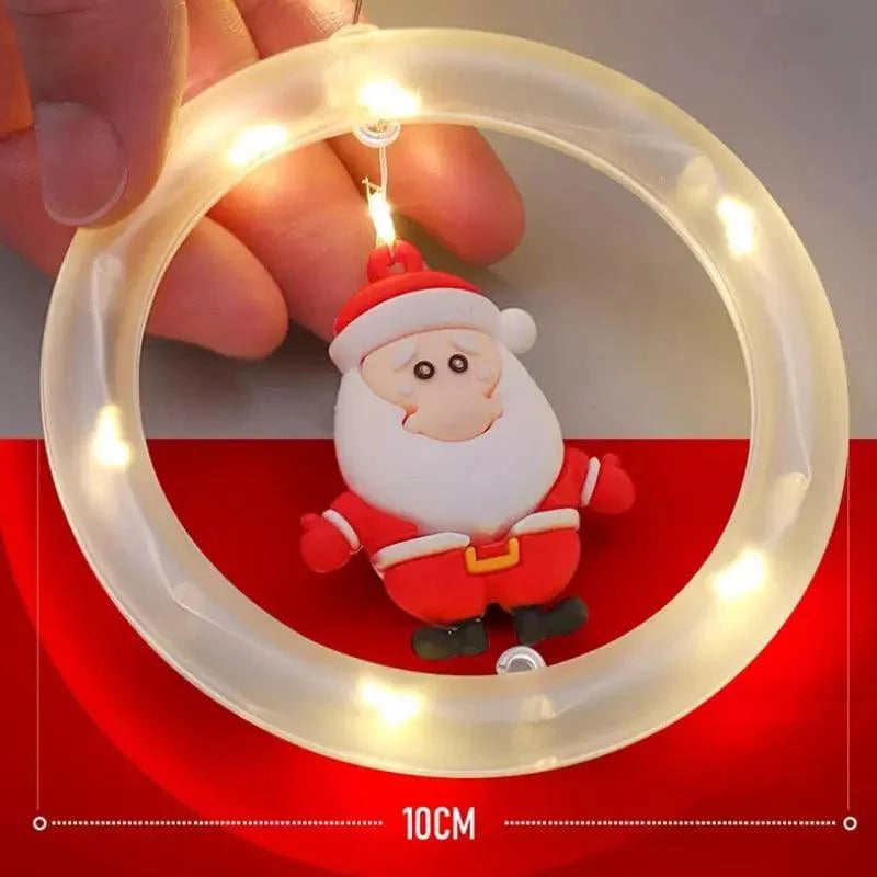 Cortina de Luzes Led para Decoração Natal Lenogue 10 Pontos