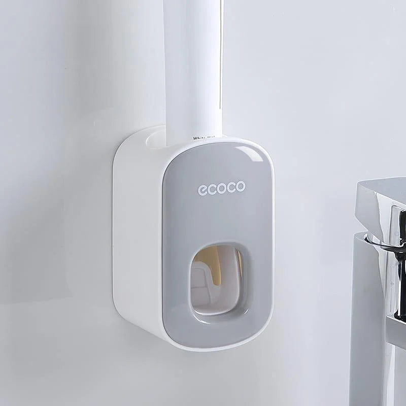 Dispenser Automático de Pasta Dente Compacto para Banheiro Lenogue