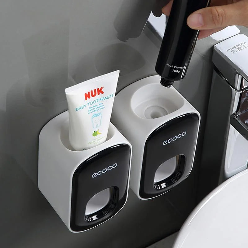 Dispenser Automático de Pasta Dente Compacto para Banheiro Lenogue